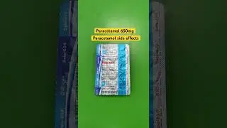 Paracetamol tablet(Dolo 650mg ) #dolo650 #paracetamol #medicine #med