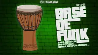 BASE de Funk Tamborzinho Lento 90 BPM - Para compor, improvisar, ensaiar...