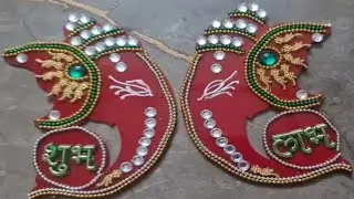 Royal Look Decoration Ideas ll Acrylic Shubh Labh Designs ll Easy craft Tutorial#viral #youtube 