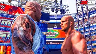 WWE 2K26: концепция игрового процесса Stone Cold против The Rock!