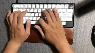 Tokyo60 + Marshmallow switch sound test #customkeyboard #keyboard #spacebar #keyboardasmr #keycaps