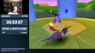 Spyro 2: Ripto's Rage by Dylanjayfox (100% run with a crash near the end)