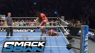 WWE 2K25 - Chelsea Green Thwarts Oncoming Tiffany Stratton Mid Match Attack - Smackdown 23/1/2026
