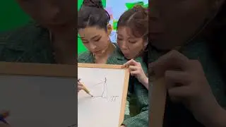 Orm trying her best with the drawing while Ling finds it a little tricky!#lingorm