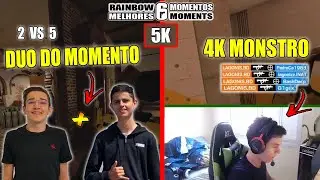 RAZAH E PECHITO GANHANDO 2x5, 4K MONSTRO DO LAGONIS, 5K DO NERD E MAIS - MELHORES MOMENTOS LIVES R6