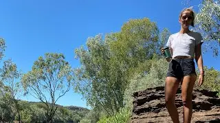 Barramundi gorge (maguk) waterfall, kakadu camping