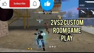 Free Fire 2vs2 custom Room Game play video #youtube 