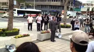 与那国自衛隊基地配備反対集会