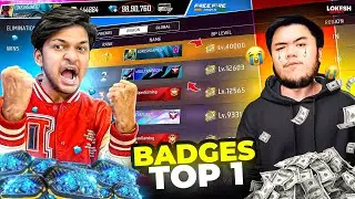 RIP Dyland Pros 😂 Global Top 1 55,000 Badges Lokesh Gamer Free Fire Max