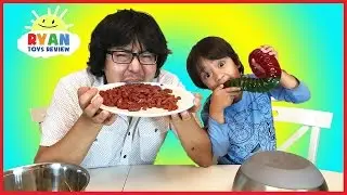 Real Food vs Gummy Food Challenge