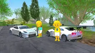 Upin dan Ipin Balapan Mobil Keren Yang Kalah Teraktir Jajan Marshmellow 🤪😂 upinstori