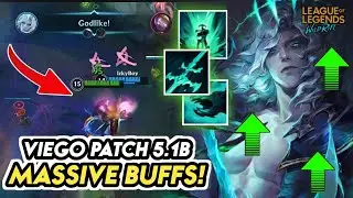RIOT TURNED VIEGO INTO A MONSTER!! (MASSIVE BUFFS FOR PATCH 5.1B!) | Wild Rift