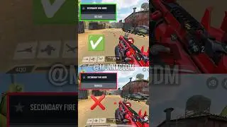 ✅Best Secondary Fire mode Settings in CODM BR🔥💯Codmobile Tips&Tricks #shorts #codmbr #codmiphone