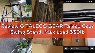 Review G TALECO GEAR Taleco Gear Swing Stand, Max Load 330lbs, Heavy Duty ,Outdoor or Indoor Hanging