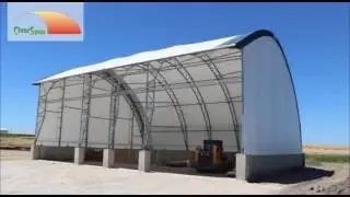 ClearSpan Fabric Structures Commodity Building in Dyersville, IA