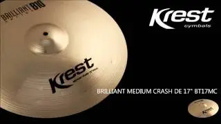 Krest Cymbals - Brilliant - Medium Crash de 17