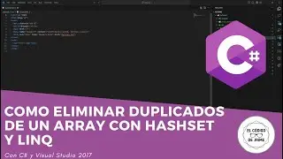 Como Eliminar duplicados de un array con LinQ y HastSet