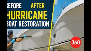 Post-Hurricane Boat Detailing | 26' Delivery Prep After Hurricane Milton
