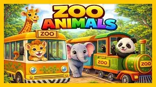 Zoo Animal Sounds for Toddlers  🦁  |  Learn Zoo Animals' Names & Sounds |  10ShadesLearning