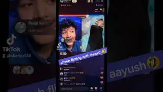 alizeh flirting with aayush🤣.  tiktok live vedio.#aayush #alizeh #live #love