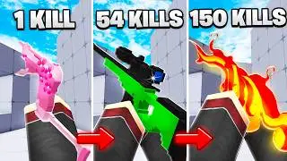 Getting a Kill With EVERY SKIN in Roblox Rivals...