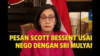 Sri Mulyani Ungkap Pesan Menkeu AS Scott Bessent soal Ekonomi Global & Lembaga Internasional