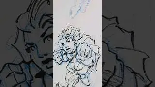 #powergirl #quicksketch #timelapse #art #dccomics #fanart #dcfanart #superman #justicesociety