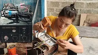 Repair a power converter from 12v to 220v