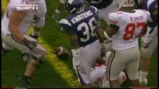 Alex Boone Headbutts Northwestern Defender