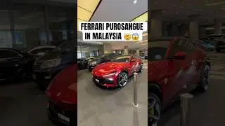 FERRARI PUROSANGUE IN MALAYSIA 🤯😱#ferrari #automobile #shorts