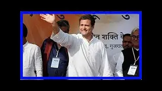Gujarat elections: rahul visits somnath temple; attacks modi on rafale deal