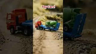 Toy Trucks vs  The Big Waterfall! 🌊🚜 #toycars #toytrucks #kidssong