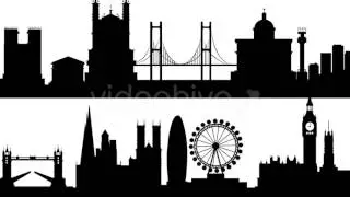 50 Cities Silhouette Pack