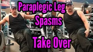 Paraplegic Leg Spasms | Out Of Control #shorts #paraplegic #legspasms #wheelchair #spinalcord
