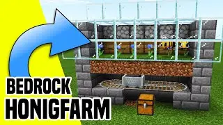 Minecraft Bedrock Honig Farm | easy Honigwaben und Honig farmen