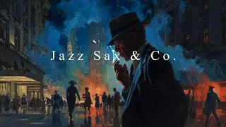 Vintage Smooth Jazz Lounge | Relaxing Saxophone for Bar Cafe Night Ambience #jazzlounge #saxophone