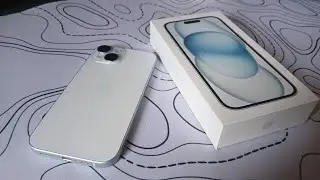 Iphone 15 azul unboxing 