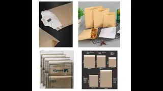 V bottom gusset Kaft paper courier mailer /mailing envelop bag making machine,  E-Commerce bag
