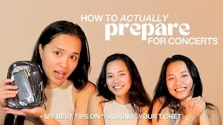 how to ACTUALLY prepare for a concert 🎫 interactions w/ itzy and more, types of tixs, dos and don'ts