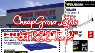 RUN! Harbor Freight Garden Supplies at the Spring Black Friday Sale #harborfreight #deals #gardening