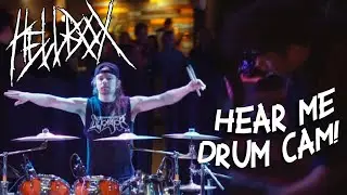 Hellbox - Hear Me Live (pro shot drum cam footage) @ The Real Art