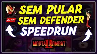 🎮 DESAFIO INSANO!! NO JUMP + NO BLOCK SPEEDRUN MORTAL KOMBAT 2 (VERY HARD) 🎮