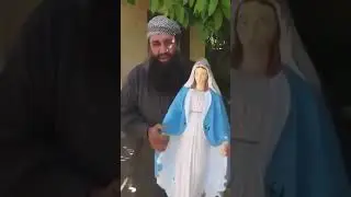 Destruction of Idol of Virgin Mary by Islamic Cleric in Pakistan.