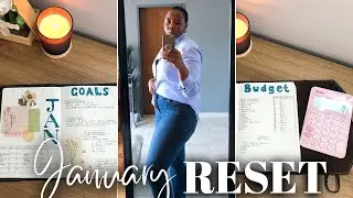 January reset 2023 | Setting monthly goals | Monthly Budget | South African YouTuber