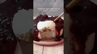 CHEESECAKE PROTEICO SIN COCINAR NADA!🙌🏻🪄 #cheesecake #recetassaludables #recetasfaciles #fit