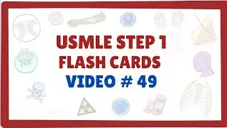 USMLE Step 1 Flashcard Series | Part 49: High-Yield Questions #flashcards #usmle #step1 #medical