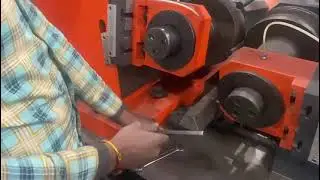 How to use & change thread roller of thread rolling machine setup video from manufacturer & exporter