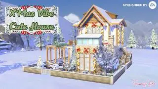 X'mas Vibe บ้านธีมคริสต์มาสที่น่ารักและอบอุ่น / The Sims4 / Speedbuild (No CC)