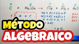 BALANCEO por MÉTODO ALGEBRAICO 🖍 paso a paso