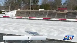 Bowman Gray Stadium working to clear ice for NASCAR&rsquo;s The Clash